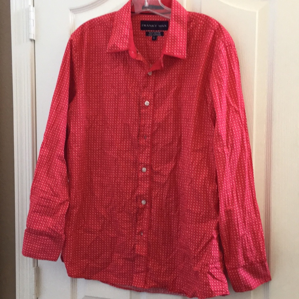 FINAL MARKDOWN Men’s franky max shirt large